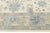 12x15 Modern Oushak Style Hand-Knot Wool Area Rug in Soft Slate Blue and Beige For Sale In New York - Image 6 of 12