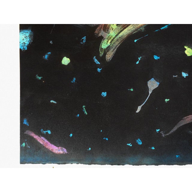 1970s 1970s Abstract Galaxy Painting For Sale - Image 5 of 6