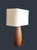 Mid 20th Century Turned Walnut Wood Table Lamp in the Style of Gordon and Jane Martz For Sale - Image 11 of 12
