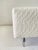 Large Boucle Clad Ottoman by Vladimir Kagan, Lucite Legs For Sale - Image 10 of 18