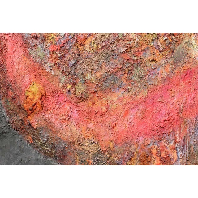 2016 Abstract Impasto Mixed-Media Painting by Geoff Hippenstiel For Sale - Image 4 of 7