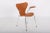 Model 3207 Leather Chairs by Arne Jacobsen for Fritz Hansen, Set of 4 For Sale - Image 5 of 14