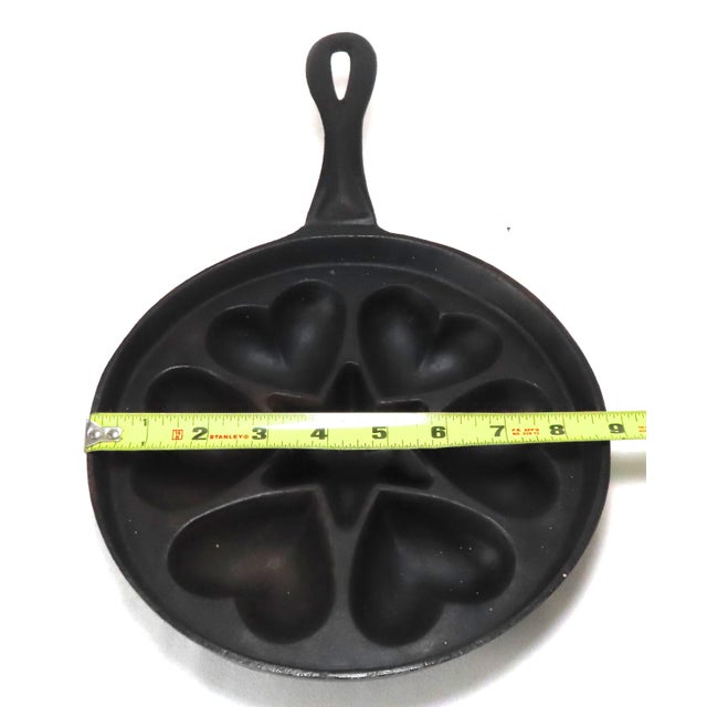 Vintage Cast Iron Hearts & Star Muffin Baking Pan Chairish