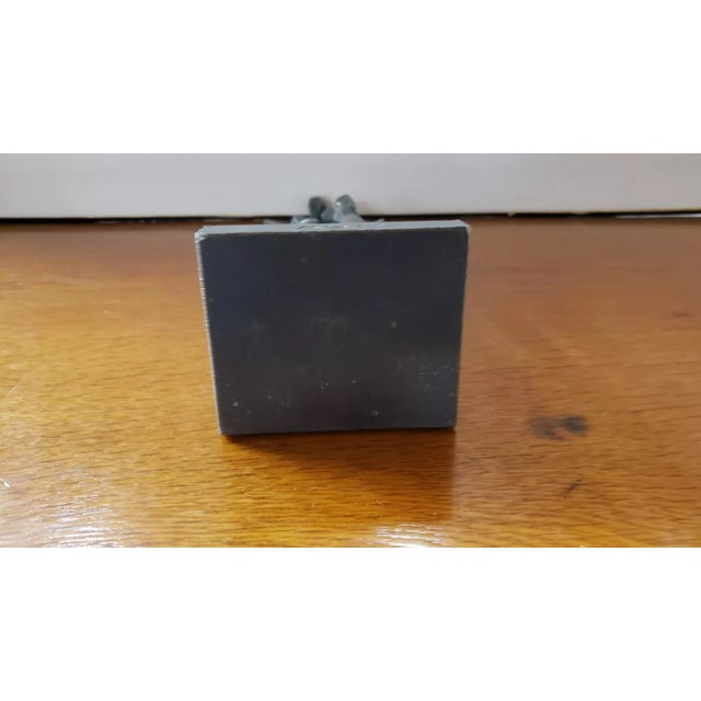 Black Boris Kramer “Family With Three Children” Steel Sculpture (20th Century) For Sale - Image 8 of 9