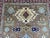 Brown Brown and Navy Kazak Style Tribal Area Rug With Medallions, 5' X 7'7" For Sale - Image 8 of 15