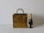 1970s Sarreid Ltd Style Embossed Brass Shopping Tote Bag Magazine Holder For Sale - Image 10 of 11