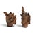 Mid-20th Century Thai Ramakien-Style Terracotta Character Busts, Pair For Sale - Image 13 of 16