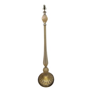 1940s Murano Glass Floor Lamp by Seguso For Sale