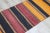 Textile 1980s Farmhouse Black Striped Runner Kilim For Sale - Image 7 of 12
