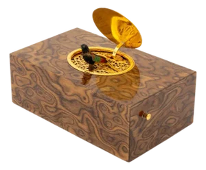 Reuge Music No. 198 Ash Singing Bird Box