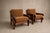 Brazilian Modern Armchair in Imbuia Wood and Cognac Velvet, Brazil, 1960s For Sale - Image 14 of 18