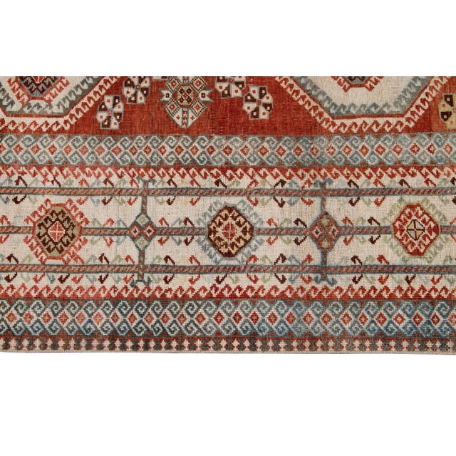 Early 20th Century Antique Afshar Wool Rug For Sale In New York - Image 6 of 12