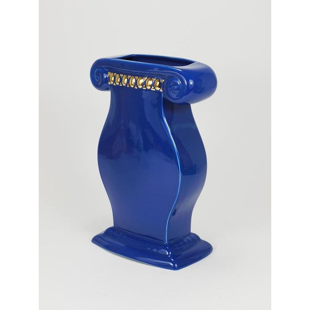 Large Vintage Vase by Heide Warlamis, 1980s For Sale - Image 11 of 15