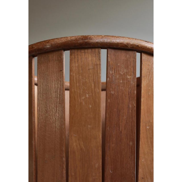 Vintage Paper Basket by Hans J. Wegner for Aarhus City Hall, Oak, Denmark, 1940s For Sale - Image 6 of 13