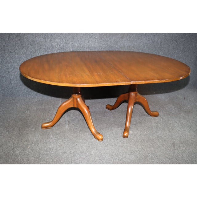 Kittinger Fruitwood Dining Table W/Extension Chairish