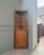 Vintage Oak Corner Cabinet with Glass Front, 1950s For Sale - Image 4 of 11