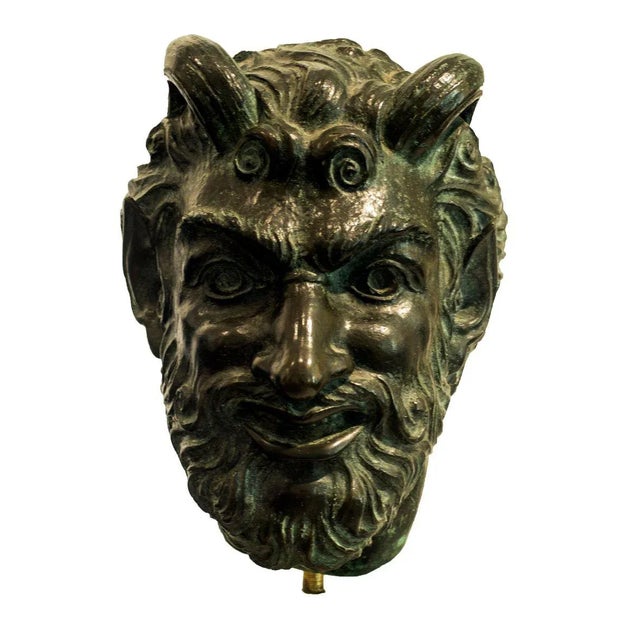 Satiro - Original Bronze Sculpture by Giulio Aristide Sartorio For Sale - Image 3 of 6