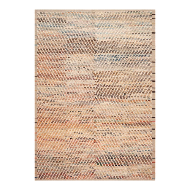 Nazmiyal Collection Contemporary Pastel Rug For Sale