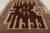 Late 20th Century Contemporary Art Deco Style Wool Rug in Chocolate Brown by Rug & Kilim, India For Sale - Image 5 of 10