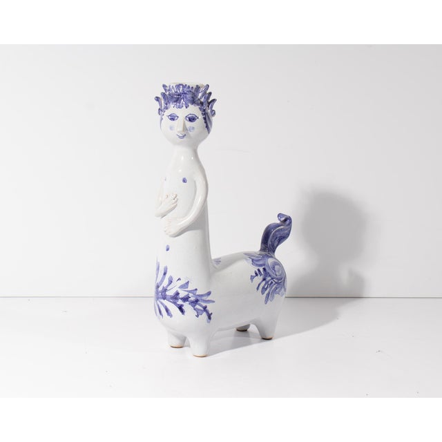 Mid-Century Modern Ceramic Centaur Candlestick Holder by Bjorn Wiinblad For Sale - Image 3 of 8