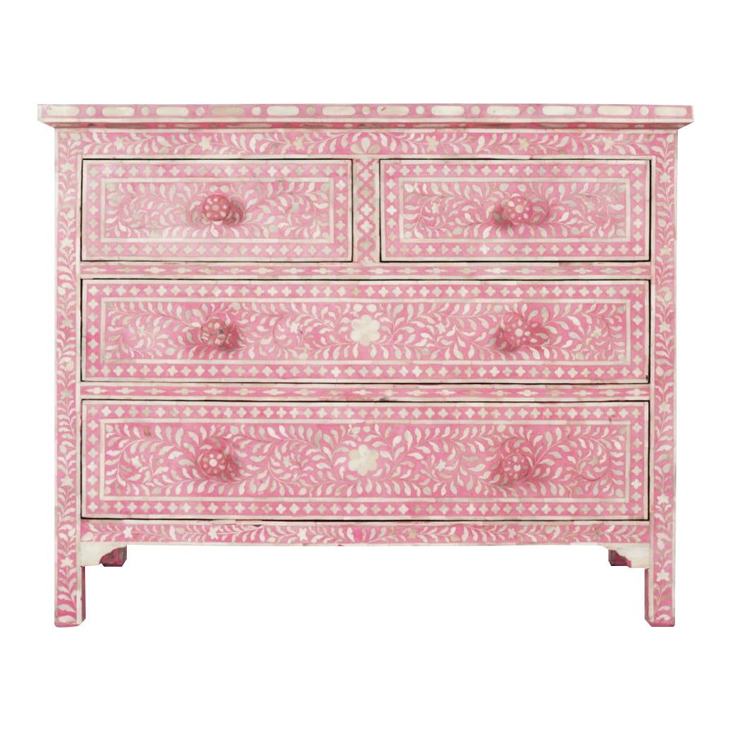 Pink Bone Inlay Dresser Chairish