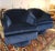 Drexel Navy Blue Drexel Swivel Chairs For Sale - Image 4 of 7