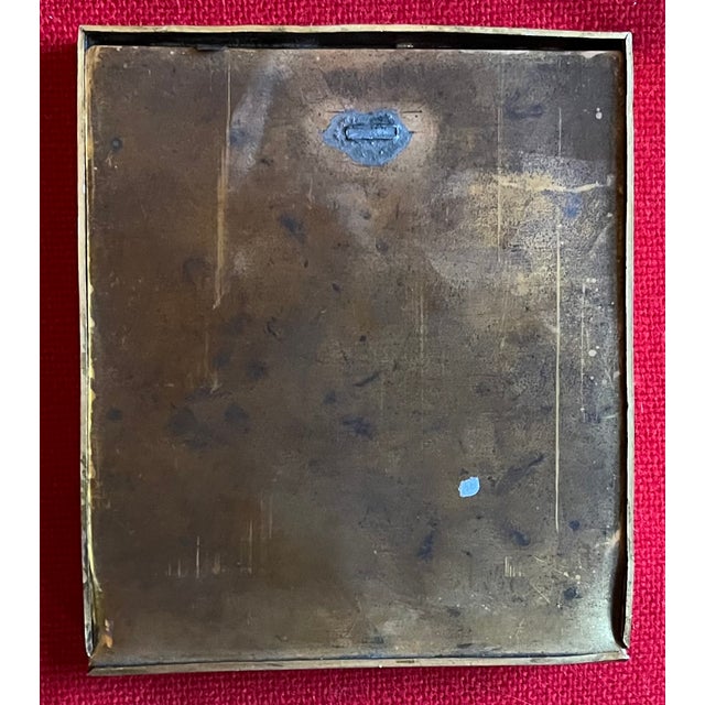 Antique 19th Century French Empire Gilt Bronze Ormolu Small Picture Frame For Sale - Image 13 of 18