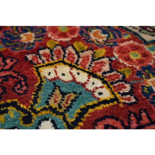Textile Vintage Sarouk (One of Pair) Rug 4'5'' X 7'2'' For Sale - Image 7 of 12