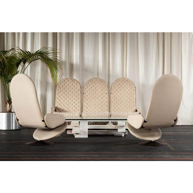 1970s Model 123 Lounge Sofa attributed to Verner Panton for Fritz Hansen, Denmark, 1973 For Sale - Image 5 of 18