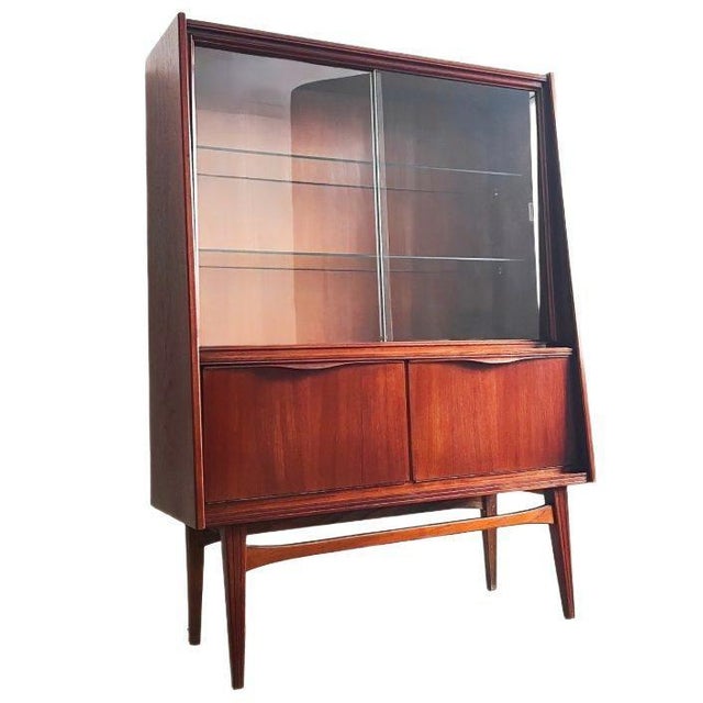 Mid-Century Danish Teak Display Cabinet, 1960s For Sale - Image 3 of 12
