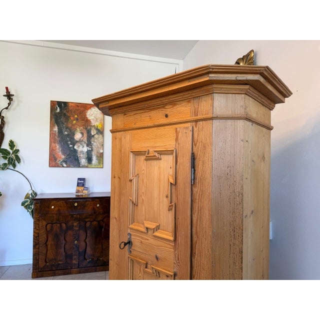 Baroque Farmhouse Cupboard, Upper Austria For Sale - Image 7 of 10