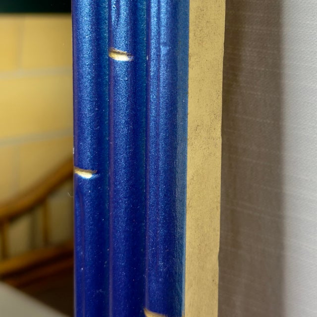 ****We have two sizes available. See our other listing for larger size. Introducing the Vintage Faux Bamboo Wall Mirror, a...