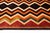 Hand-Knotted Gabbeh Oriental Rug in Vibrant Zigzag Pattern & Natural Colors For Sale - Image 6 of 9