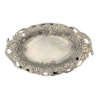 1996 Arthur Court Grape Collection Tray For Sale