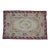 Vintage Floral Rose Needlepoint Textile Tapestry Area Rug 66" For Sale