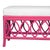 David Francis Lillian Bench - Pink For Sale - Image 4 of 8