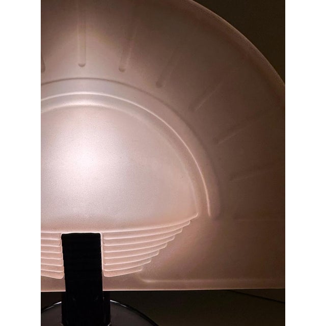 1980s Italian Art Deco Fan Table Lamp by Vincenzo Missanelli for Ladue, 1980s For Sale - Image 5 of 13