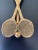 Mid 20th Century Vintage Cast Brass Double Tennis Racket Door Knocker For Sale - Image 5 of 7