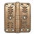 Unique Antique Bronze 3.5 X 3.125 Butt Door Hinge For Sale