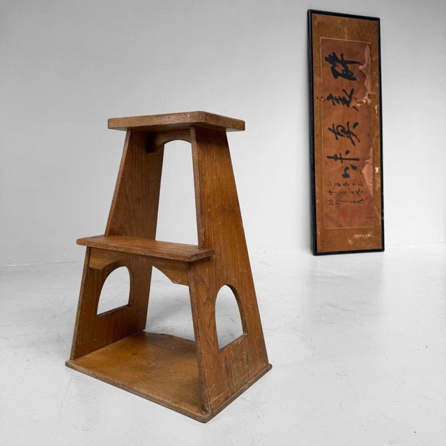 Vintage Japanese Wooden Fumidai Step Stool, 1950-1960 For Sale - Image 6 of 10