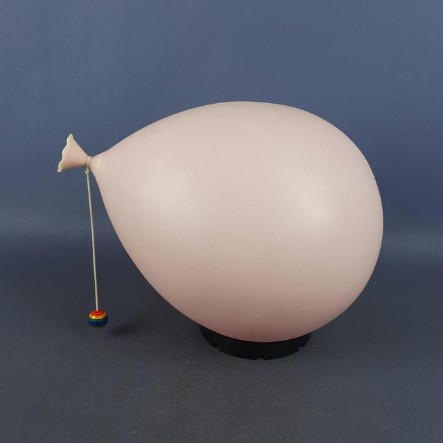 Modern Pink Balloon Table Lamp by Yves Christin for Bilumen, 1980s For Sale - Image 12 of 12