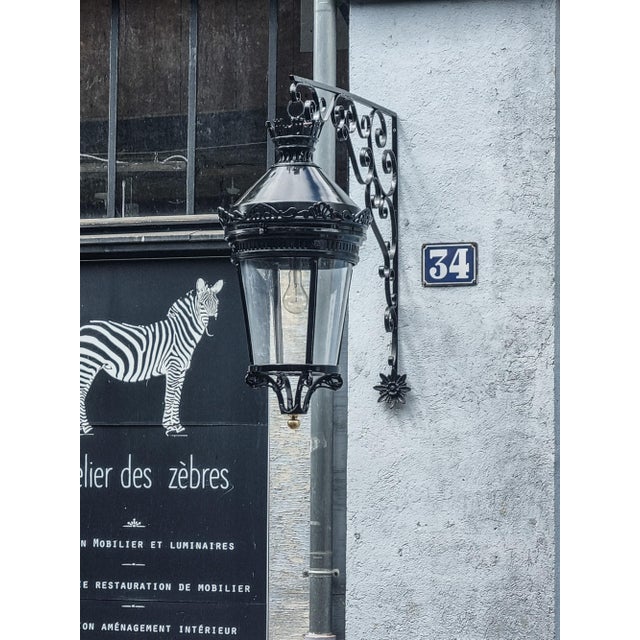 Metal Rue De La Paix Lanterns, 1970s For Sale - Image 7 of 14