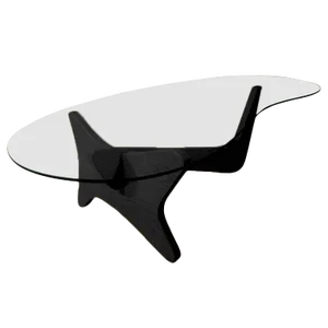 Mid-Century Noguchi Style Biomorphic "Airplane" Coffee Table