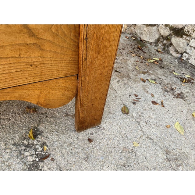 Antique Oak Trunk, 19th Century For Sale - Image 11 of 18