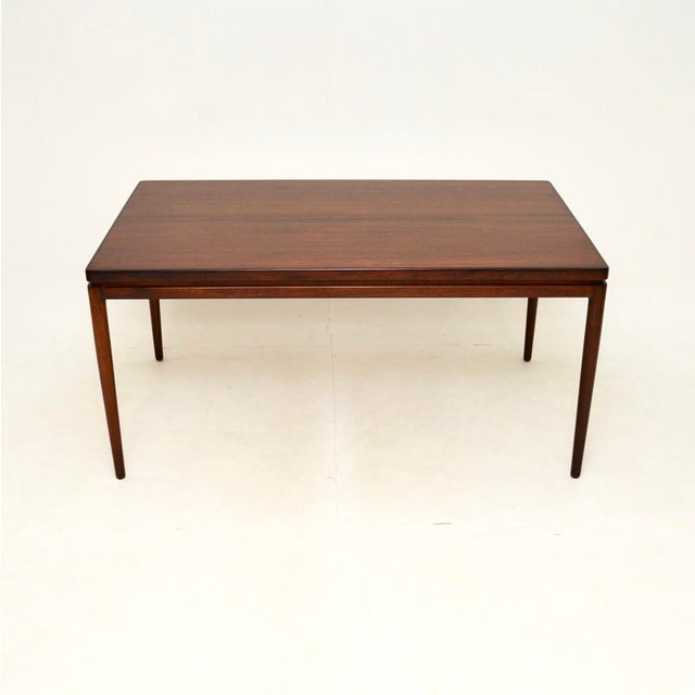 Wood Vintage Danish Dining Table and Chairs by Johannes Andersen for Christian Linneberg, 1960, Set of 7 For Sale - Image 7 of 18