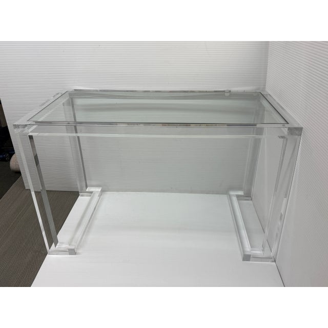 Design Plus Gallery presents the Ava Acrylic Desk or Console from Interlude Home. Enjoy the Ava Small Desk/ Console in...