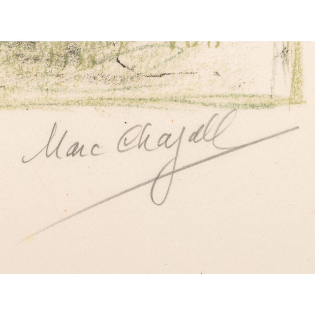 Printmaking Materials Marc Chagall "Le Baou De St. Jeannet Ii" Lithograph, 1969 For Sale - Image 7 of 9