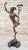 Traditional Hand Made Giambologna Flying Mercury Bronze Sculpture by lost wax method For Sale - Image 3 of 10
