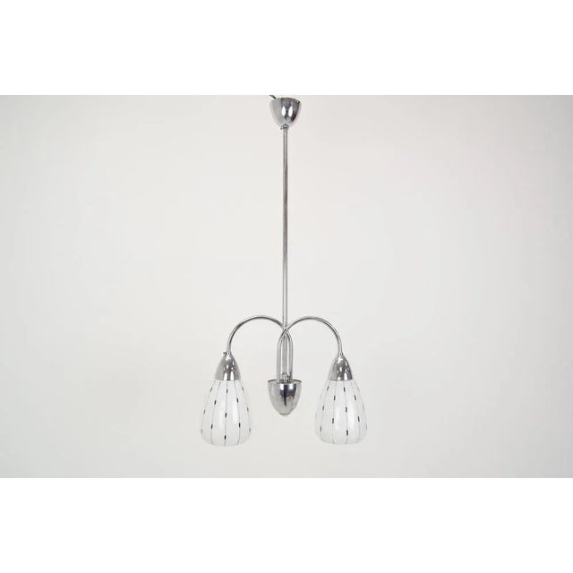 Mid-Century Chandelier, 1960s For Sale - Image 8 of 14