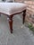 Brown Newly Upholstered English Bench For Sale - Image 8 of 9